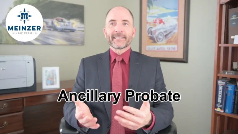 Andrew Meinzer talks about ancillary probate