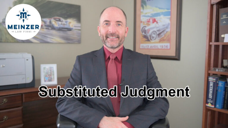 substituted judgement